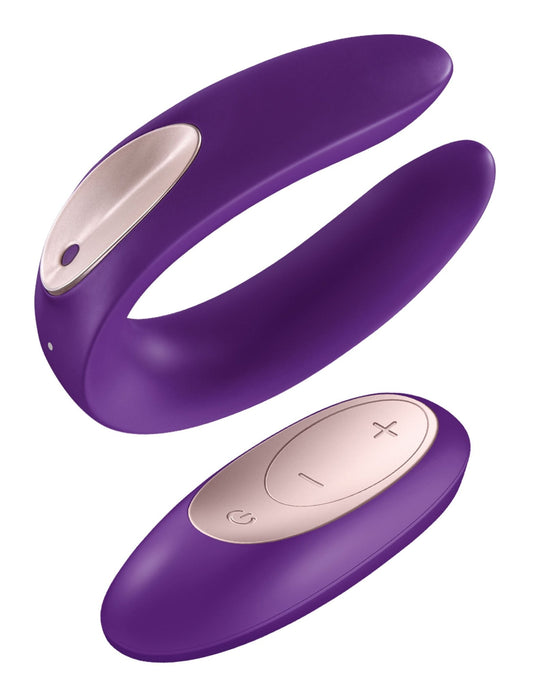 Satisfyer Double Plus Remote Partner Vibrator - vibesextoys - The Rabbit Hole Life