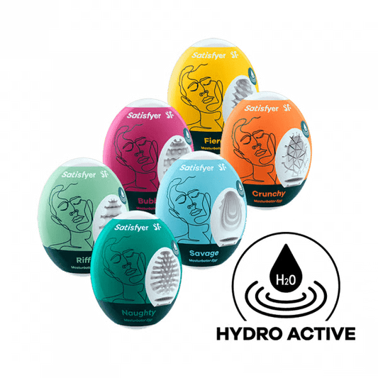 Satisfyer Masturbator Egg 6er Set (Assorted) Assorted - For Him - The Rabbit Hole Life