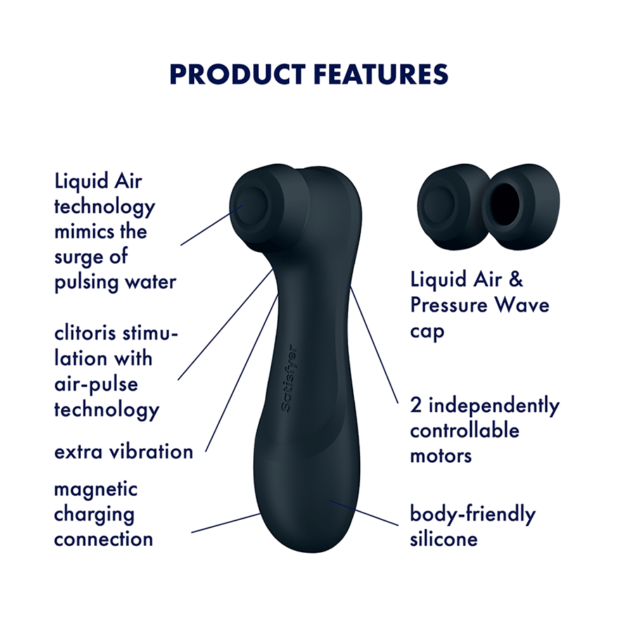 Satisfyer Pro 2 Generation 3 - Dark Grey - Vibrators - The Rabbit Hole Life