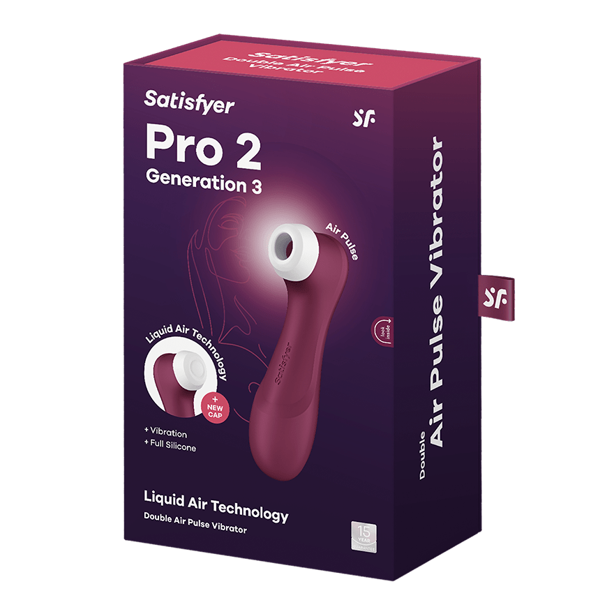 Satisfyer Pro 2 Generation 3 - Wine Red - Vibrators - The Rabbit Hole Life