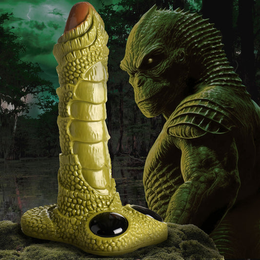 Scaly Swamp Monster 3 Foot Giant Dildo - huge-dildos - The Rabbit Hole Life