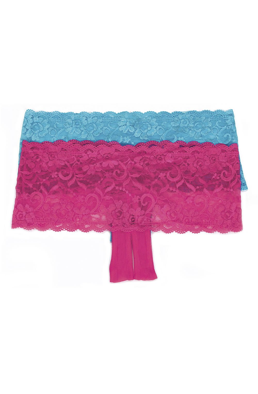 Shirley of Hollywood 59 Stretch Lace Boy Short Turquoise - The Rabbit Hole Life