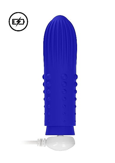 Shots Toys Elegance Lush Turbo Rechargeable Bullet Vibrator Blue - Vibrators - The Rabbit Hole Life