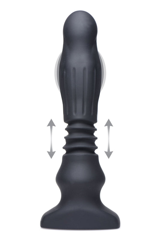 Silicone Swelling and Thrusting Plug with Remote Control - vibrating-anal - The Rabbit Hole Life