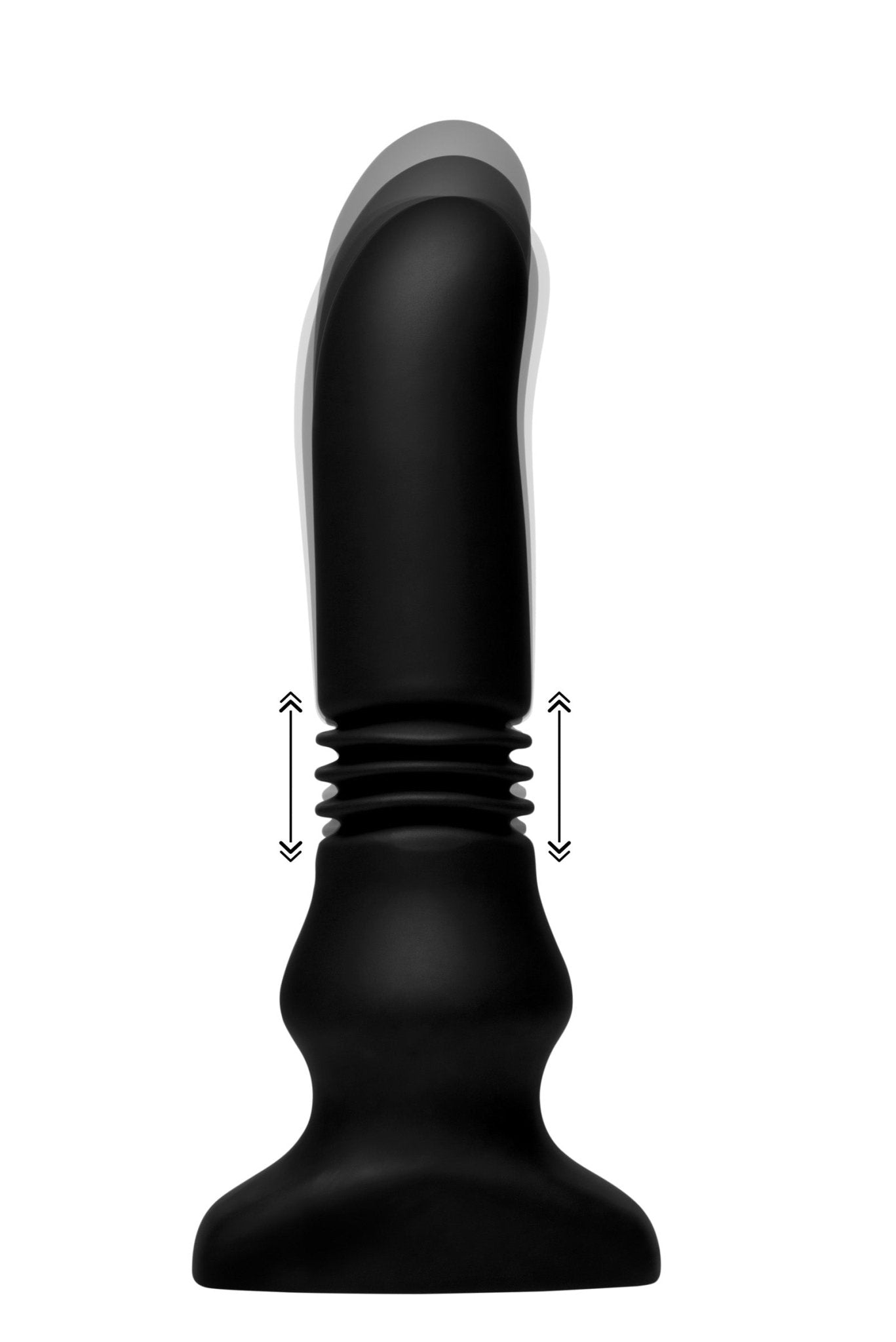 Silicone Vibrating and Thrusting Plug with Remote Control - vibrating-anal - The Rabbit Hole Life