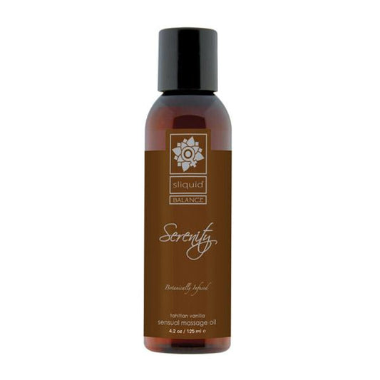 Sliquid Massage Oil Serenity 4.2oz - Lubes - The Rabbit Hole Life
