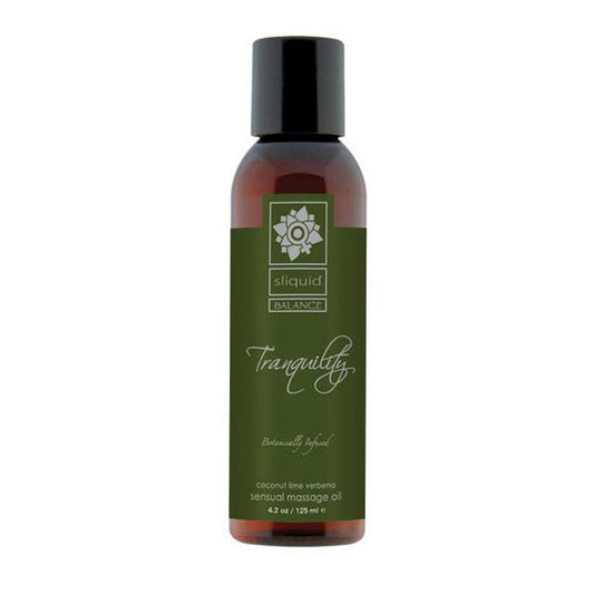 Sliquid Massage Oil Tranquility 4.2oz - Lubes - The Rabbit Hole Life