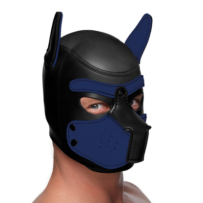 Spike Neoprene Puppy Hood - hoods-muzzles - The Rabbit Hole Life