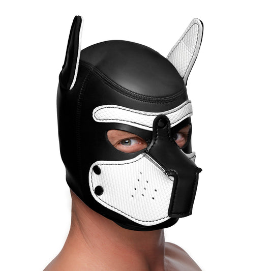 Spike Neoprene Puppy Hood - hoods-muzzles - The Rabbit Hole Life