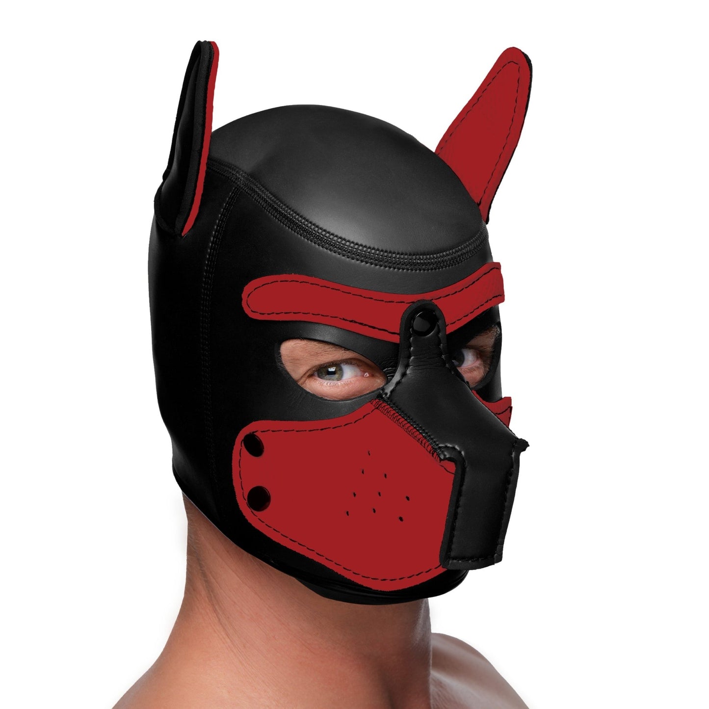 Spike Neoprene Puppy Hood - hoods-muzzles - The Rabbit Hole Life