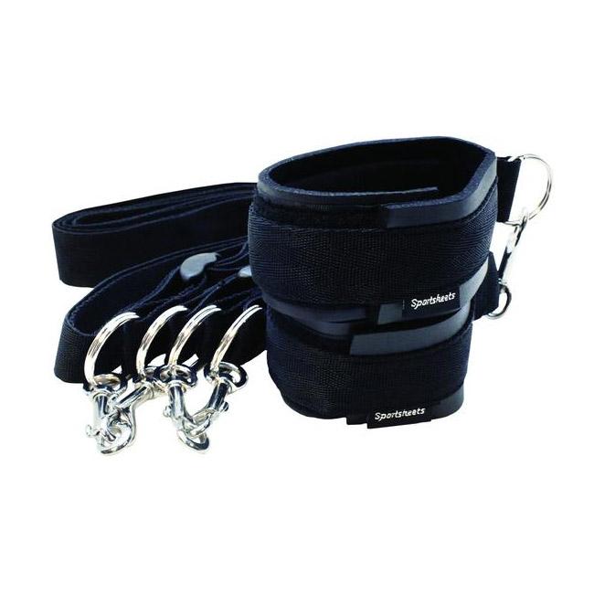 Sportsheets Sports Cuffs and Tethers Kit - BDSM - The Rabbit Hole Life