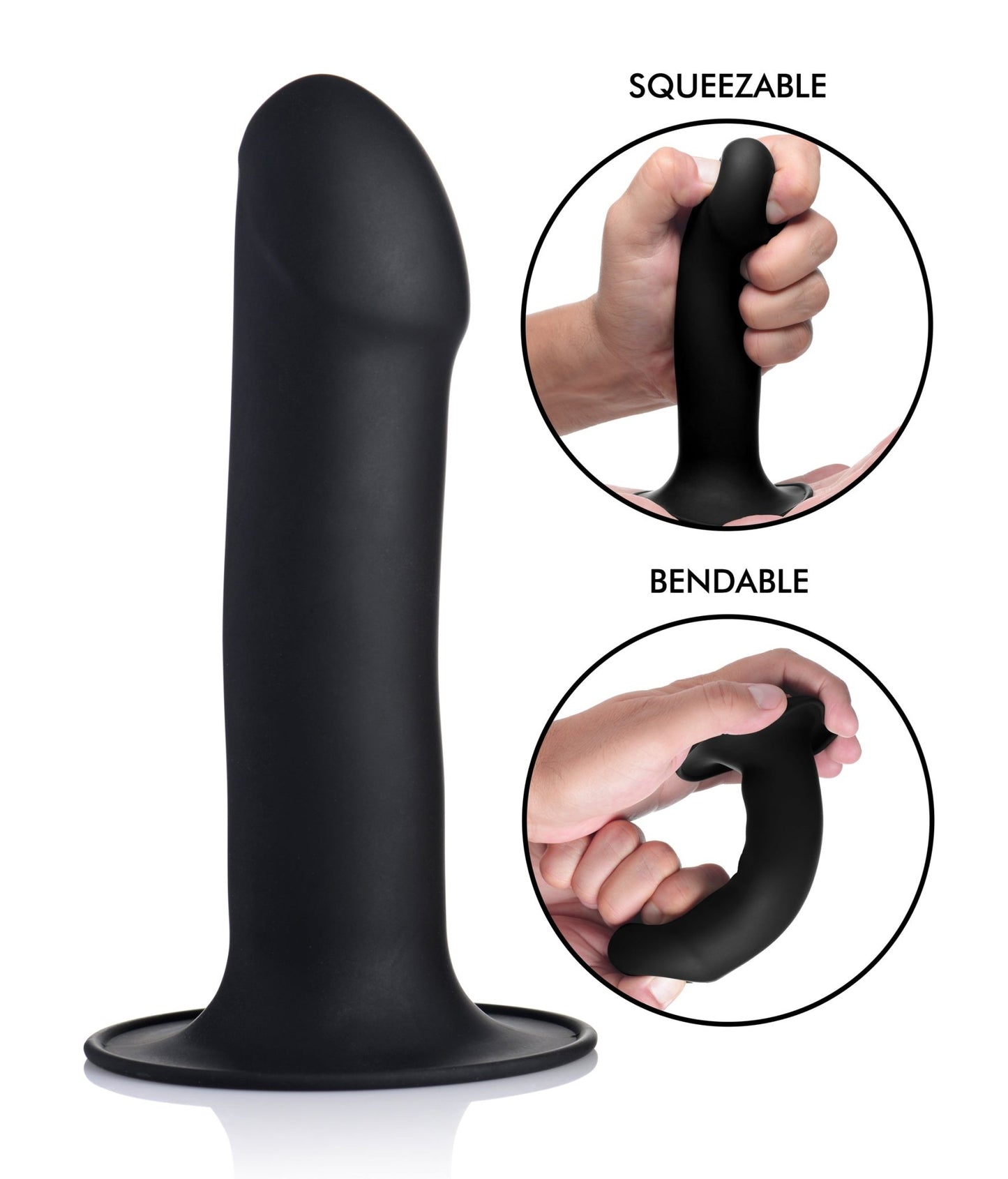 Squeezable Phallic Dildo - Dildos - The Rabbit Hole Life