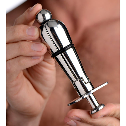 Stainless Steel Locking Anal Plug - MasterSeries - The Rabbit Hole Life