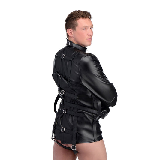 Straight Jacket- Medium - LeatherR - The Rabbit Hole Life