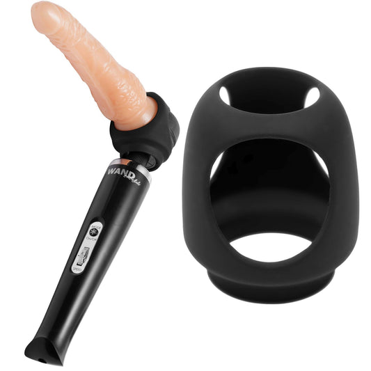 Strap Cap Wand Harness for Dildos - massager-top - The Rabbit Hole Life