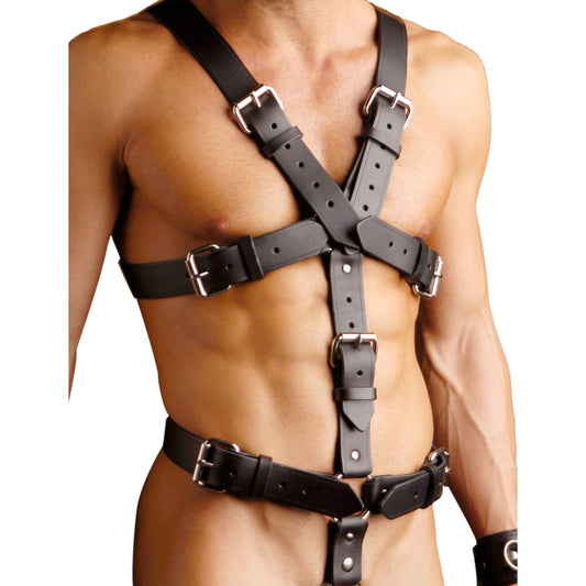 Strict Leather Body Harness- SM - LeatherR - The Rabbit Hole Life