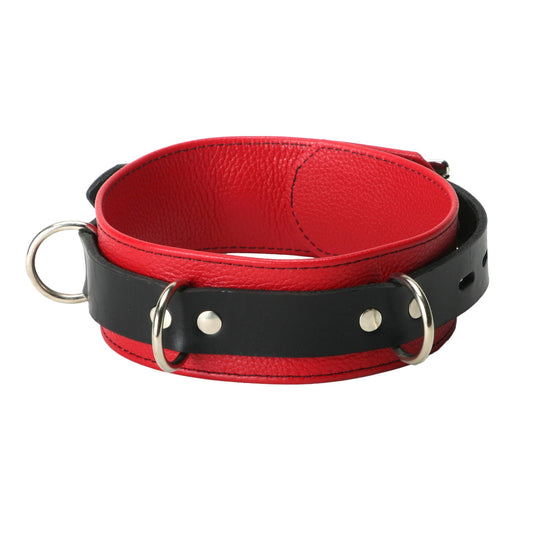 Strict Leather Deluxe and Black Locking Collar - LeatherR - The Rabbit Hole Life