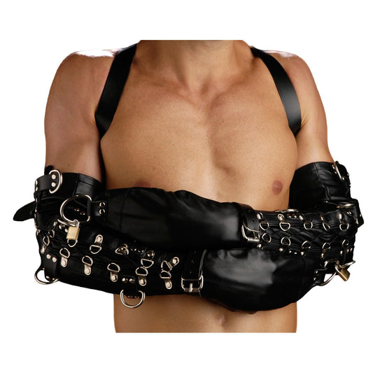 Strict Leather Deluxe Arm Binder Restraint - LeatherR - The Rabbit Hole Life