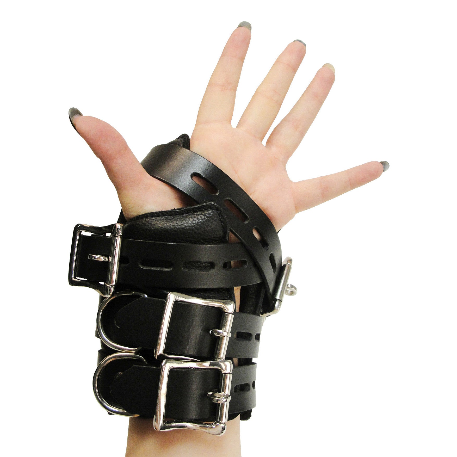 Strict Leather Four Buckle Suspension Cuffs - LeatherR - The Rabbit Hole Life