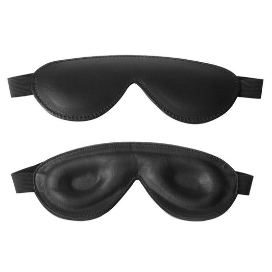 Strict Leather Padded Blindfold - Hoods - The Rabbit Hole Life