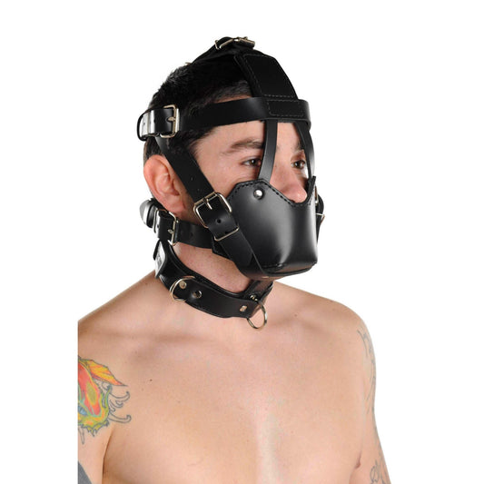 Strict Leather Padded Muzzle - GAGS - The Rabbit Hole Life