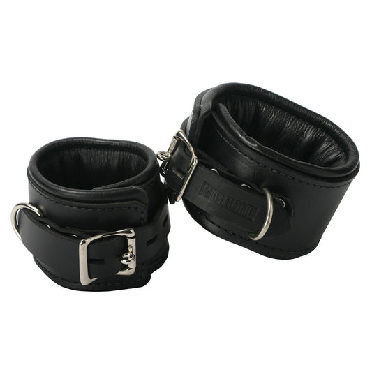 Strict Leather Padded Premium Locking Wrist Restraints - LeatherR - The Rabbit Hole Life