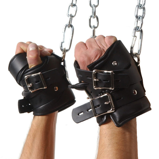 Strict Leather Premium Suspension Wrist Cuffs - LeatherR - The Rabbit Hole Life