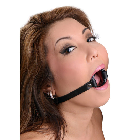 Strict Leather Ring Gag- X-Large - GAGS - The Rabbit Hole Life
