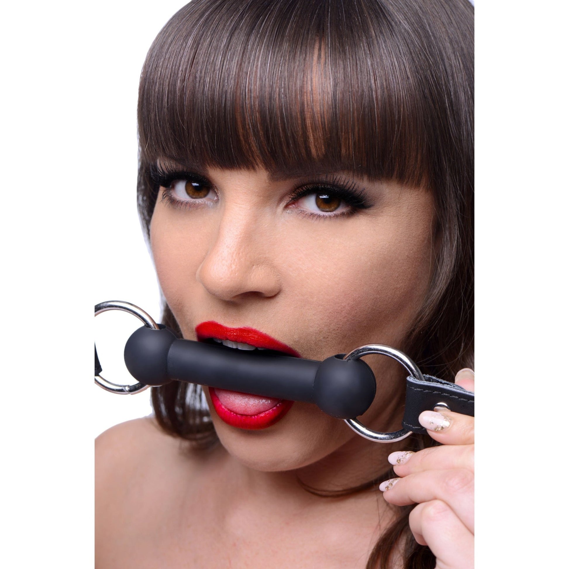 Strict Leather Silicone Bit Gag - GAGS - The Rabbit Hole Life