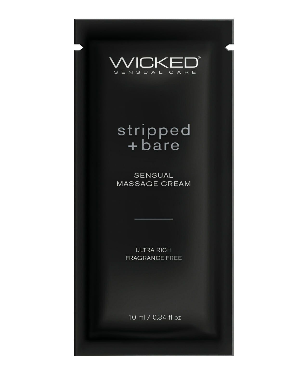 Stripped + Bare Massage Cream .34oz - Lubes - The Rabbit Hole Life