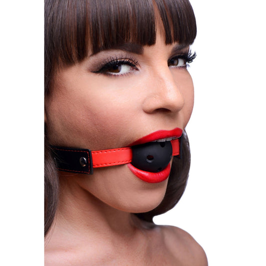 Subdue Me Breathable Ball Gag - GAGS - The Rabbit Hole Life