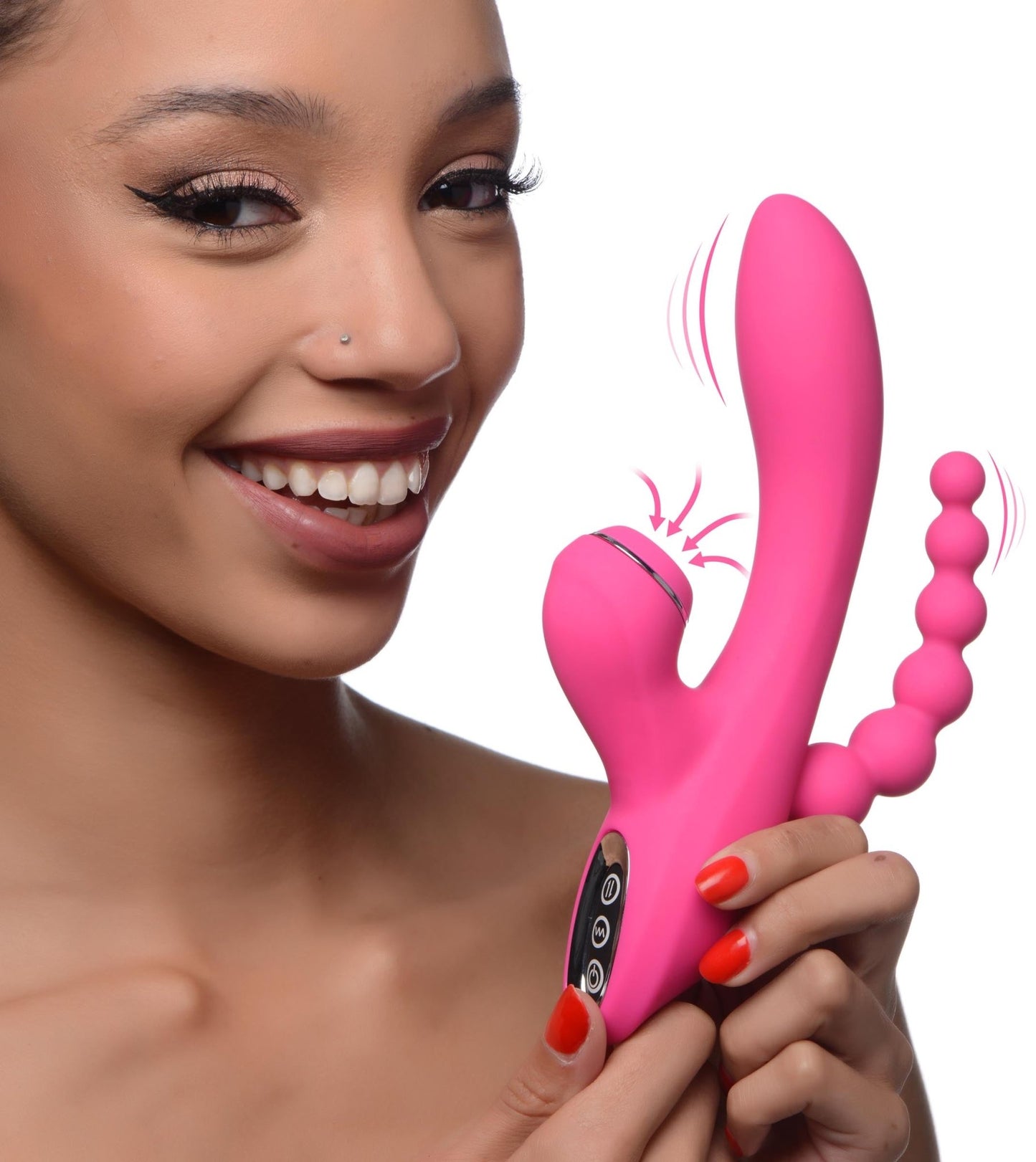 Suckers 21X Silicone Suction Vibe - Rabbits - The Rabbit Hole Life