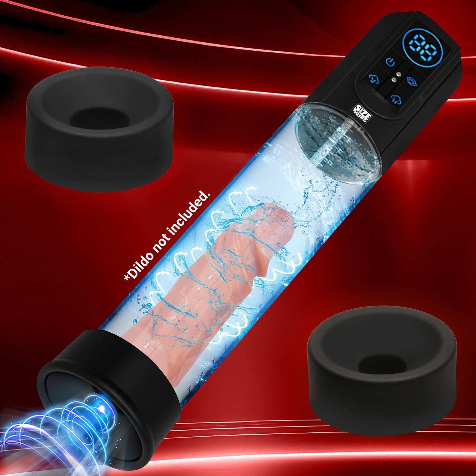 Sucking Penis Pump with Digital Display - penis-pumps - The Rabbit Hole Life