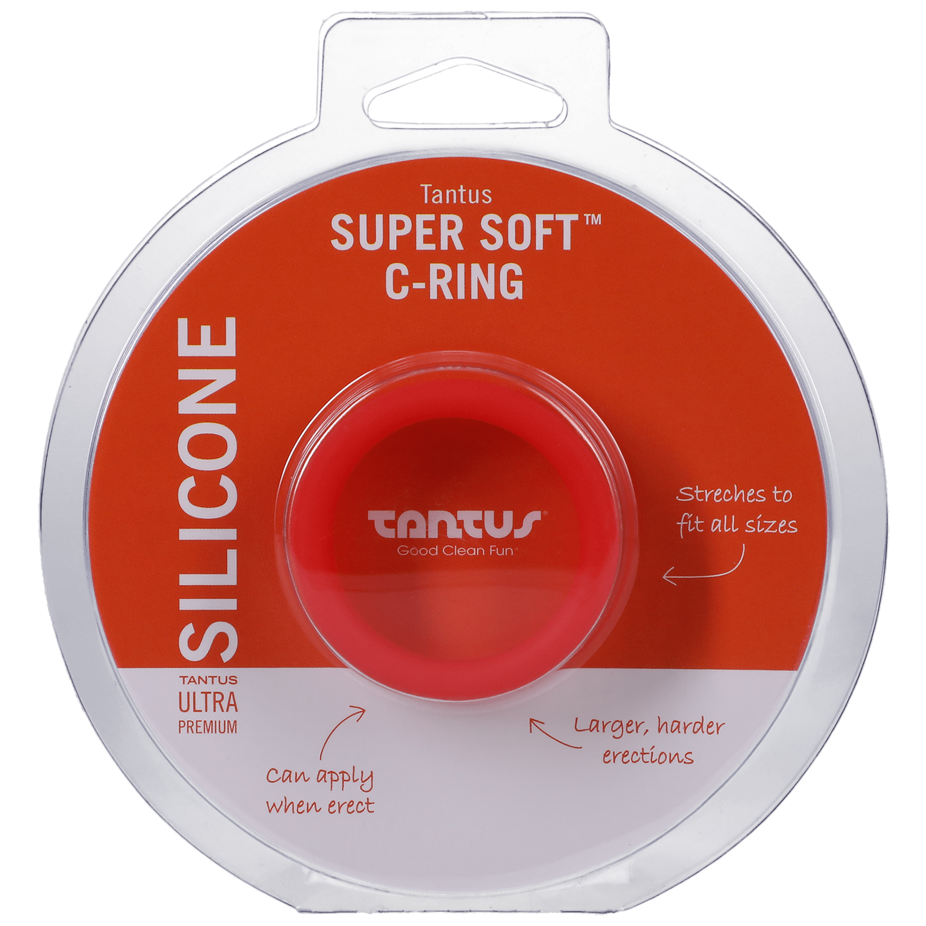 Super Soft Cock Ring Red - For Him - The Rabbit Hole Life