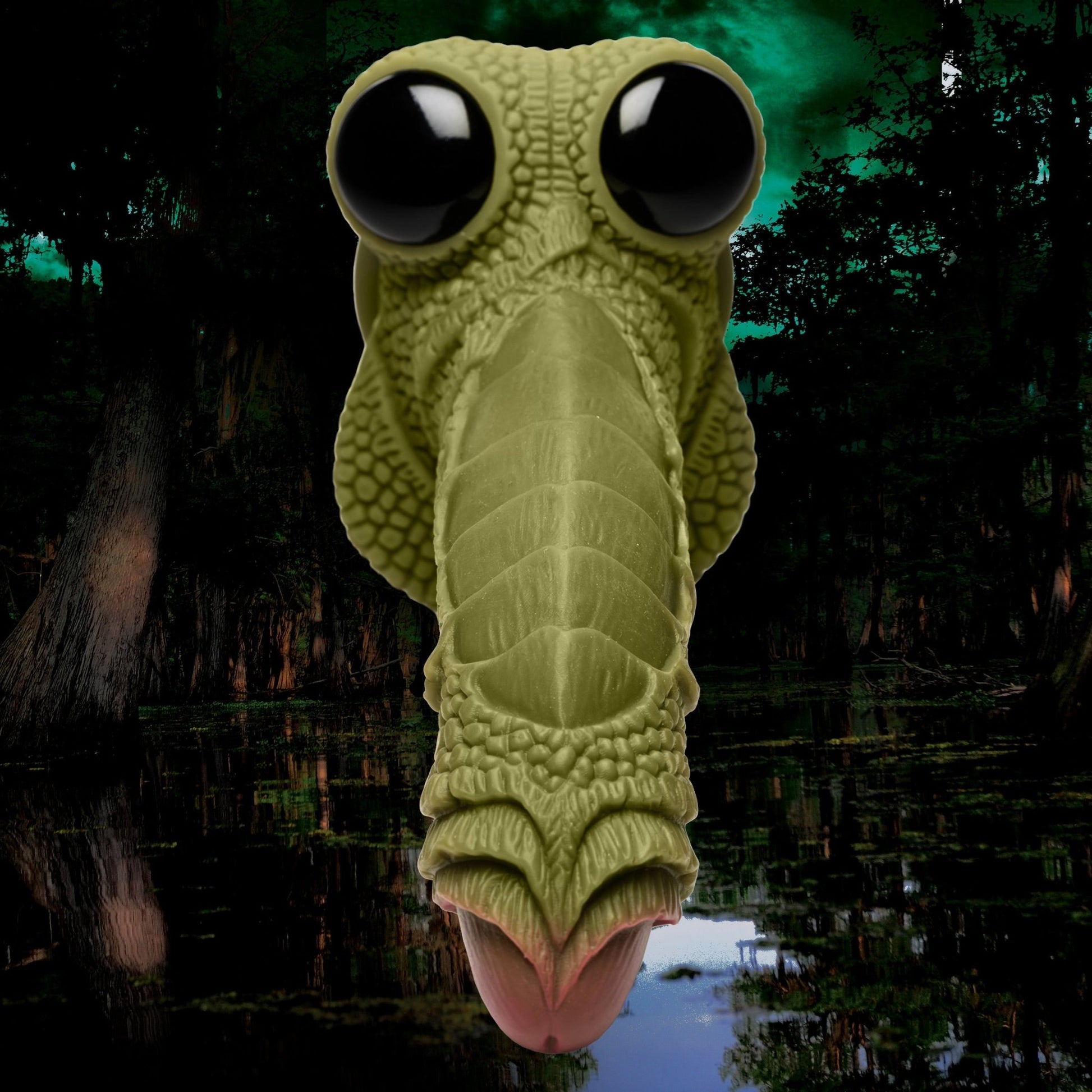 Swamp Monster Scaly Silicone Dildo - Dildos - The Rabbit Hole Life