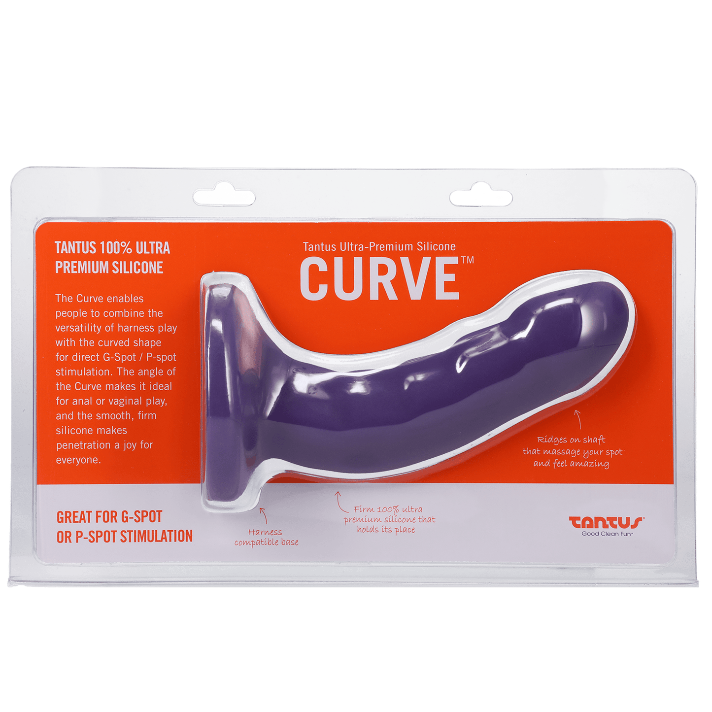 Tantus Curve Amethyst Medium - Anal Toys - The Rabbit Hole Life