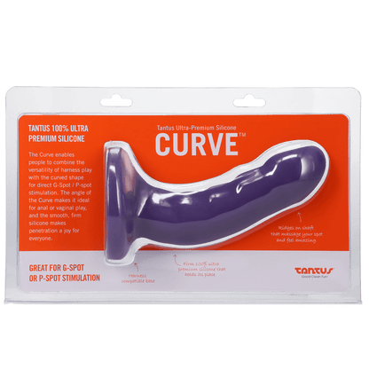 Tantus Curve Amethyst Medium - Anal Toys - The Rabbit Hole Life