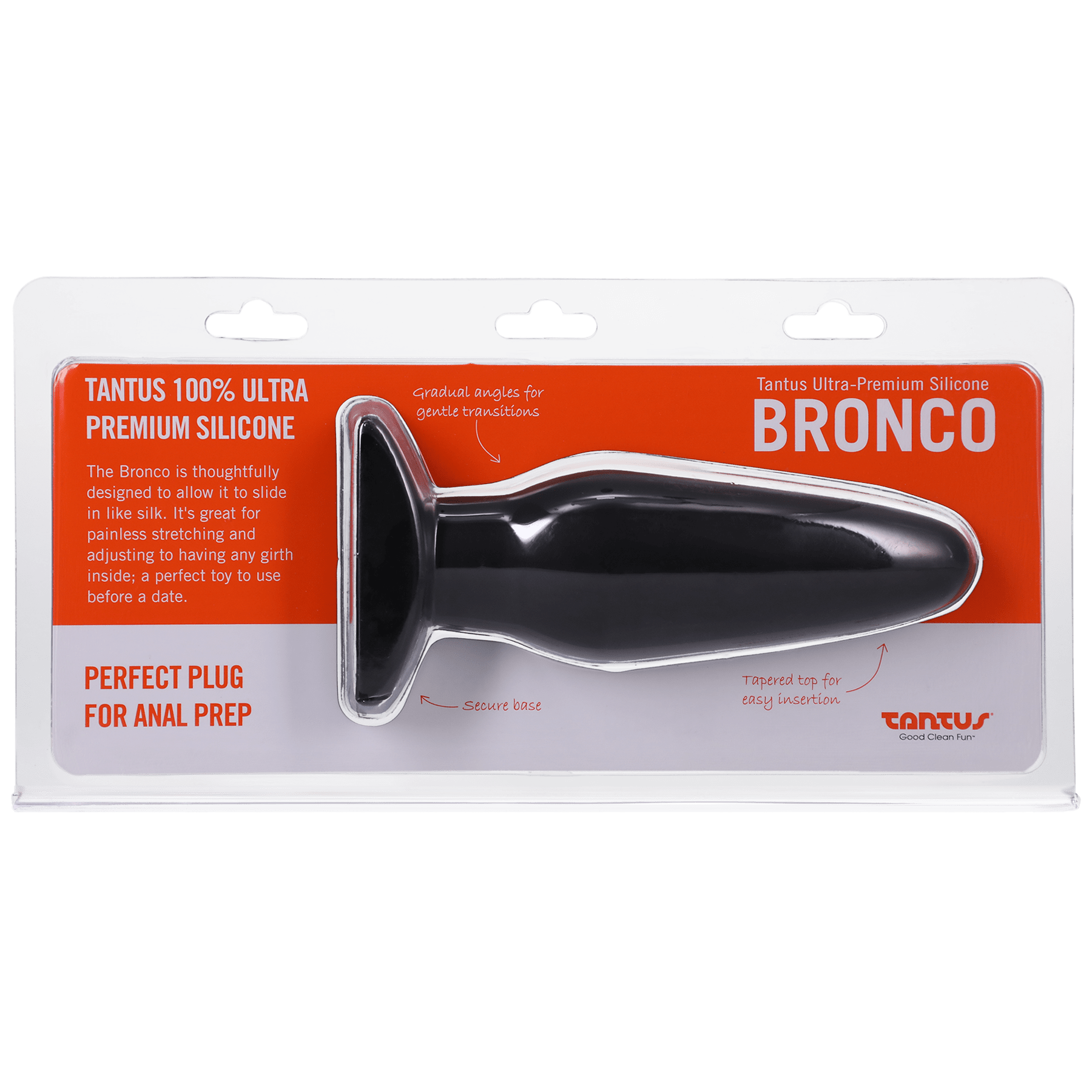 Tantus Silicone Bronco Silicone Butt Plug - Anal Toys - The Rabbit Hole Life