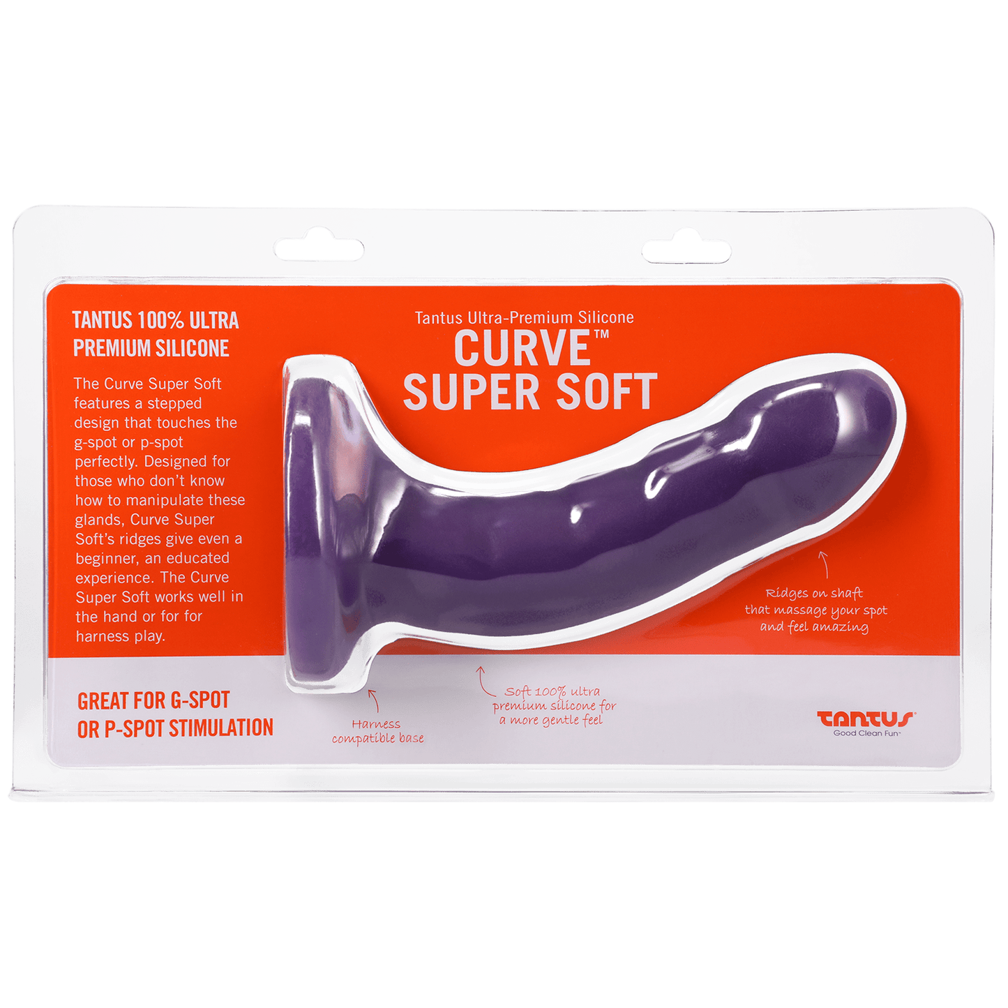 Tantus Silicone Curve Dildo Amethyst - Dongs & Dildos - The Rabbit Hole Life