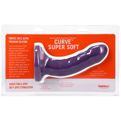 Tantus Silicone Curve Dildo Amethyst - Dongs & Dildos - The Rabbit Hole Life