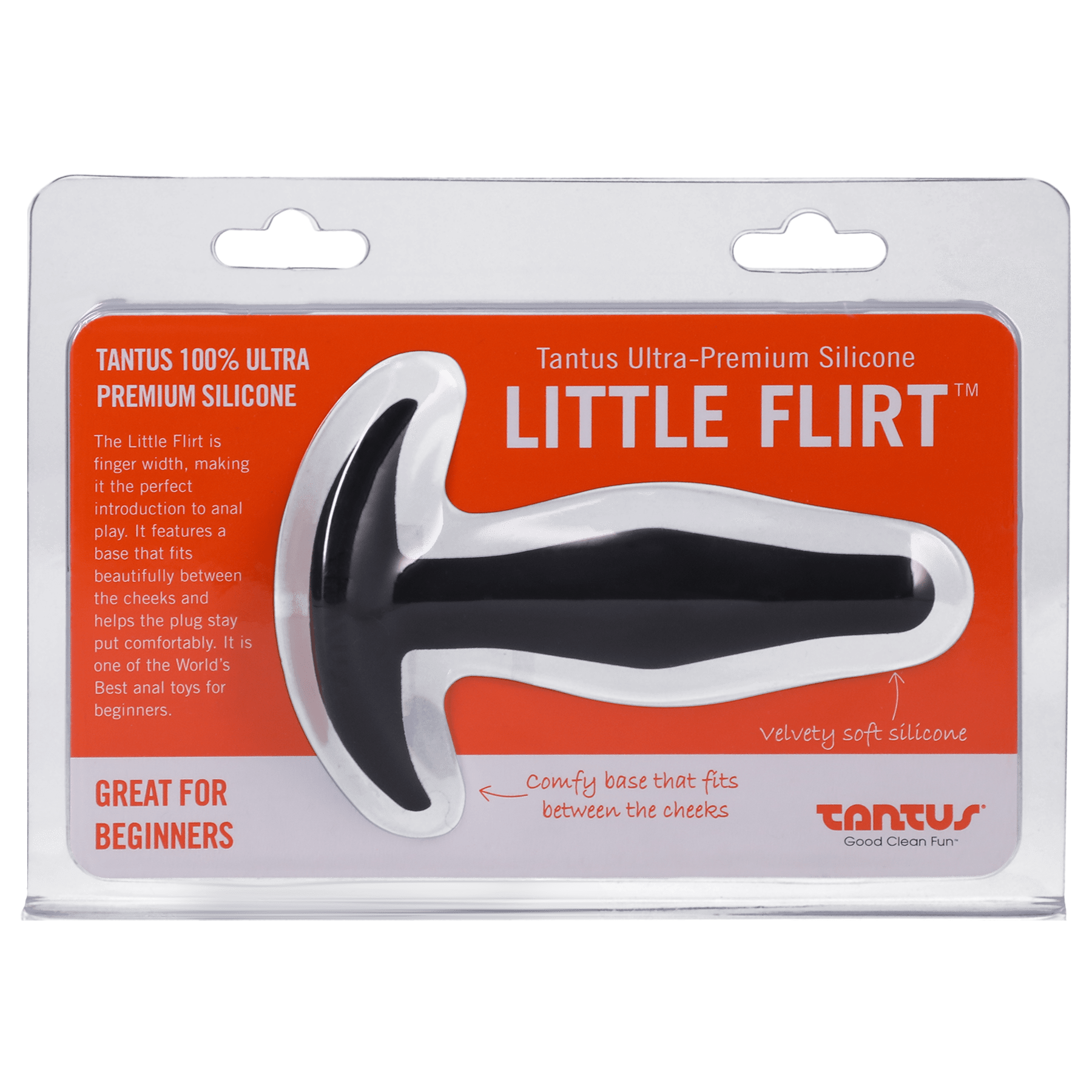 Tantus Silicone Little Flirt Butt Plug Black - Anal Toys - The Rabbit Hole Life