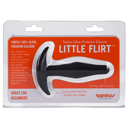 Tantus Silicone Little Flirt Butt Plug Black - Anal Toys - The Rabbit Hole Life