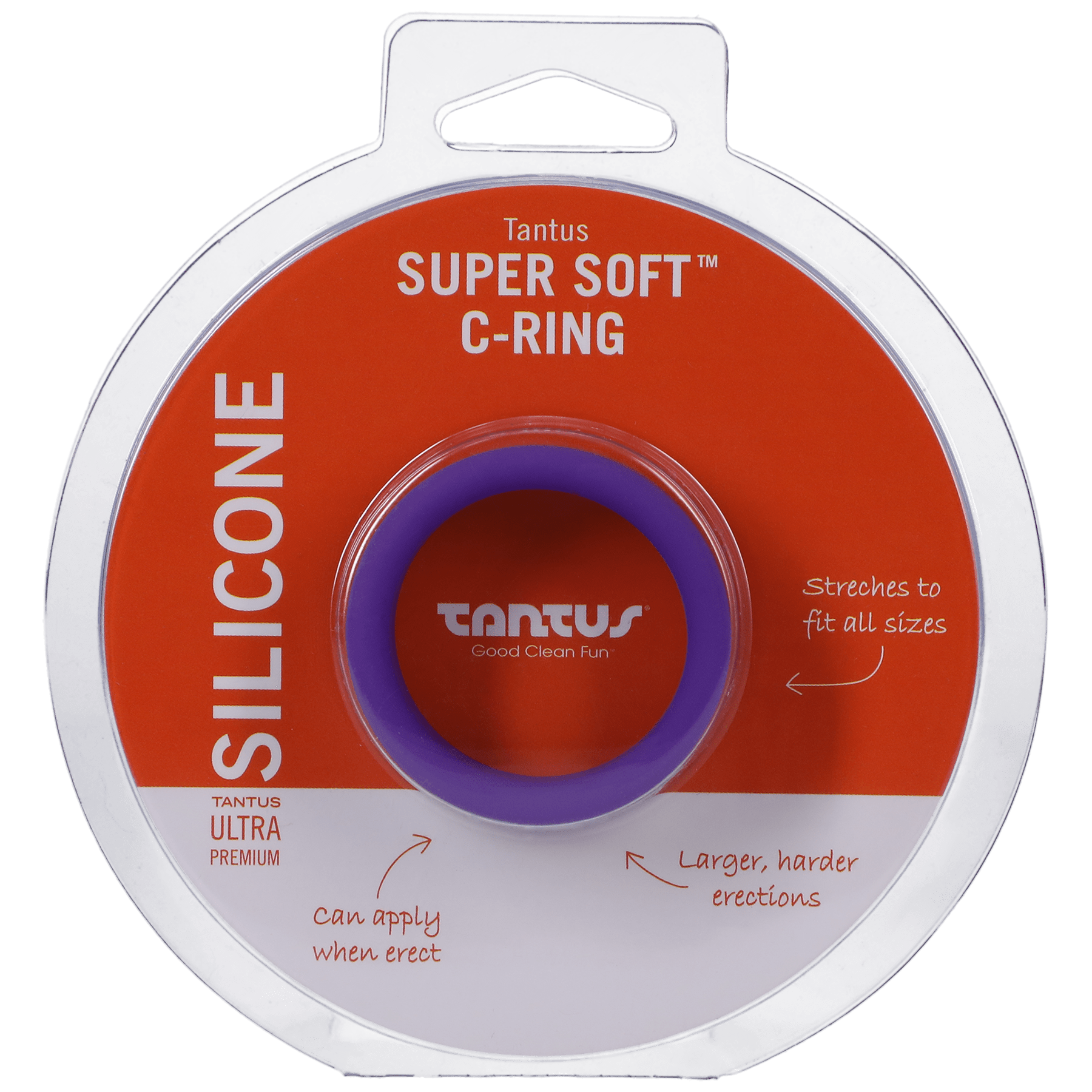 Tantus Super Soft C-Ring Lilac Soft - Anals Toys - The Rabbit Hole Life