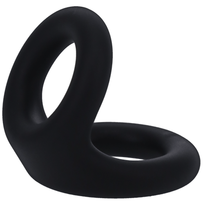 Tantus Uplift - Silicone C-Ring Onyx - For Him - The Rabbit Hole Life