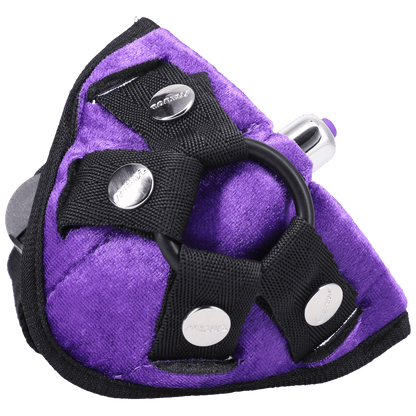 Tantus Velvet Vibrating Harness Lilac - Anals Toys - The Rabbit Hole Life