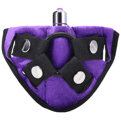 Tantus Velvet Vibrating Harness Lilac - Anals Toys - The Rabbit Hole Life