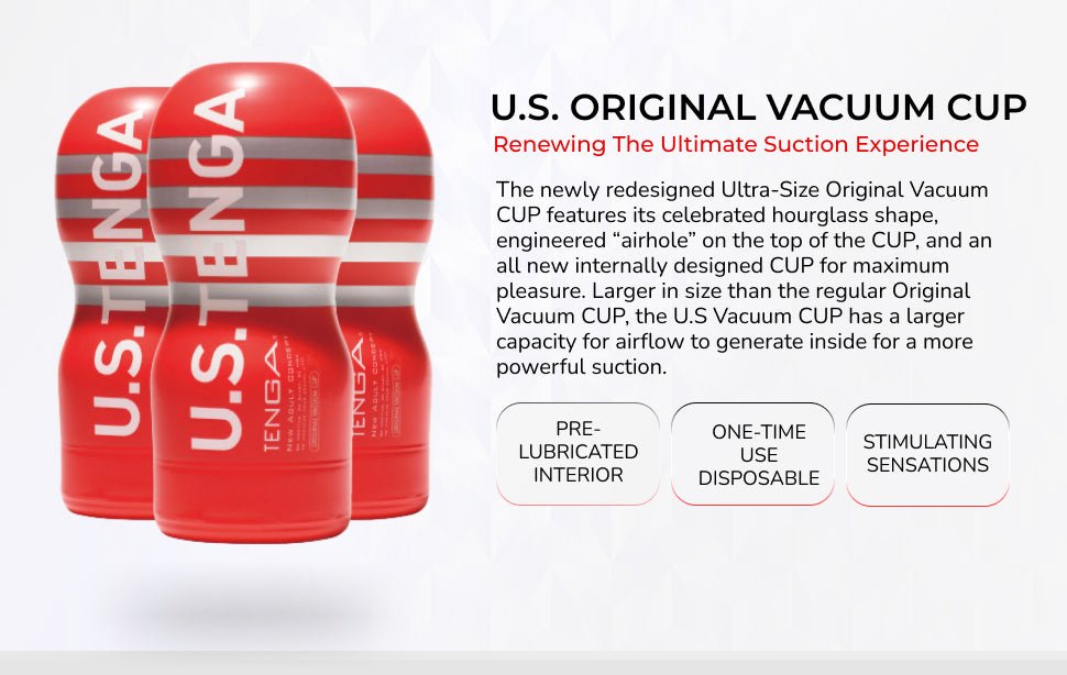 TENGA Original Vacuum Cup U.S. - For Him - The Rabbit Hole Life