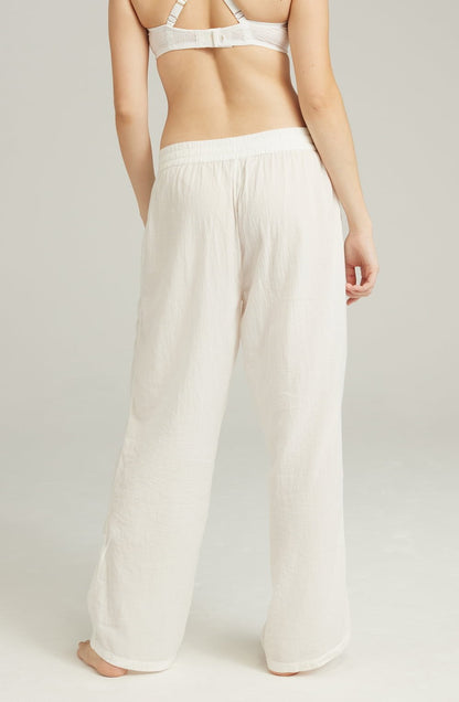 The Classic Trouser Organic Cotton White - The Rabbit Hole Life