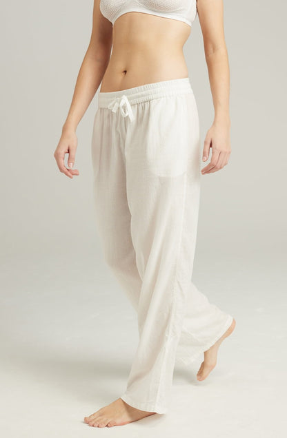 The Classic Trouser Organic Cotton White - The Rabbit Hole Life