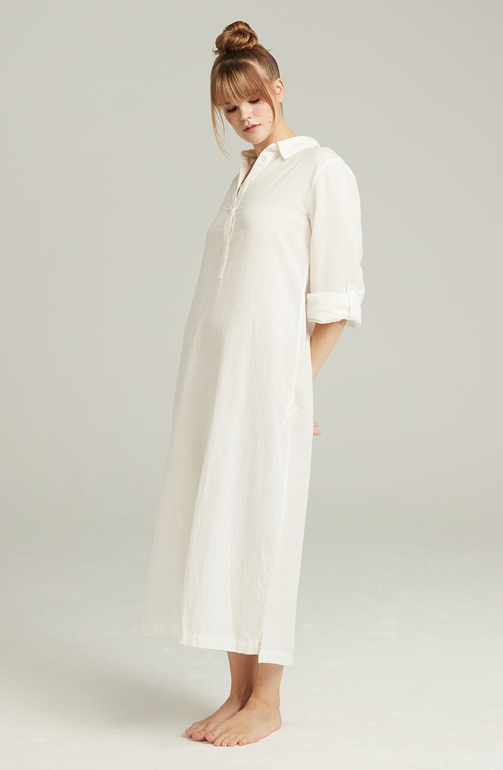 The Maxi Shirt Organic Cotton White - The Rabbit Hole Life